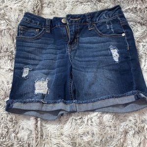 Justice Denim shorts